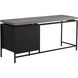 Norwood 63 X 19.5 inch Grey / Black Desk